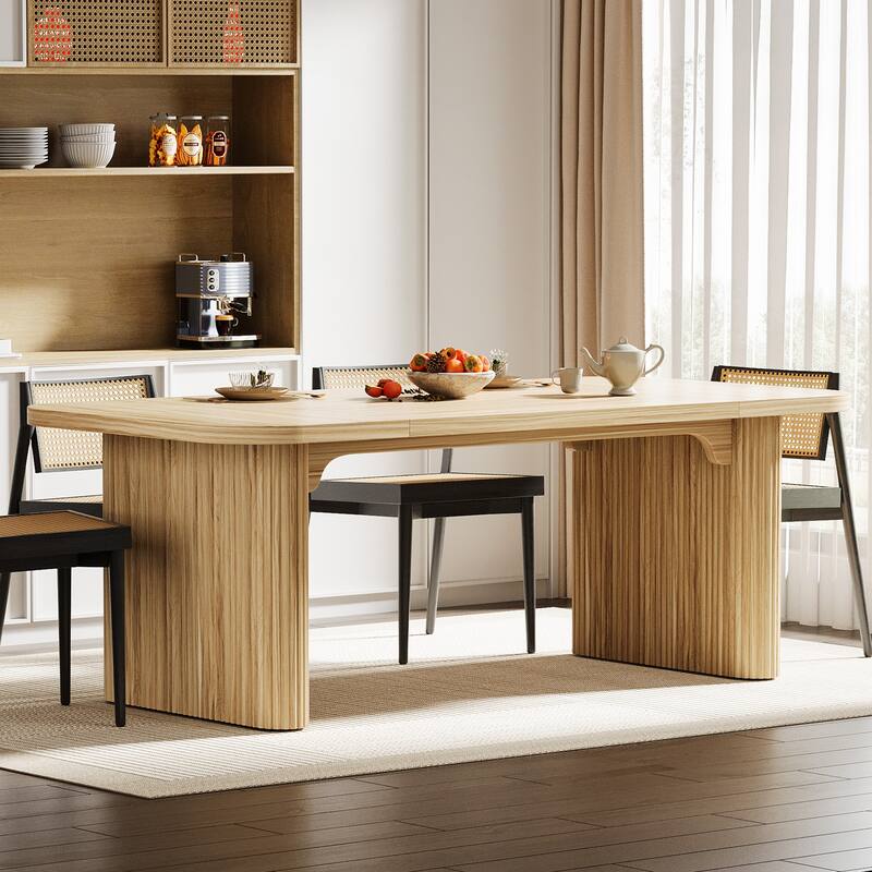 Wood Dining Table, Modern Kitchen Table, Dining Room Accent Table
