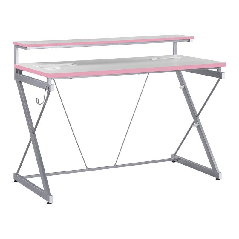 Emulator Battlestation Gaming Desk with RGB LED Lights