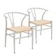 preview thumbnail 15 of 13, BELLEZE Set of 2 Sorrento Weave Dining Chair, 5 Colors