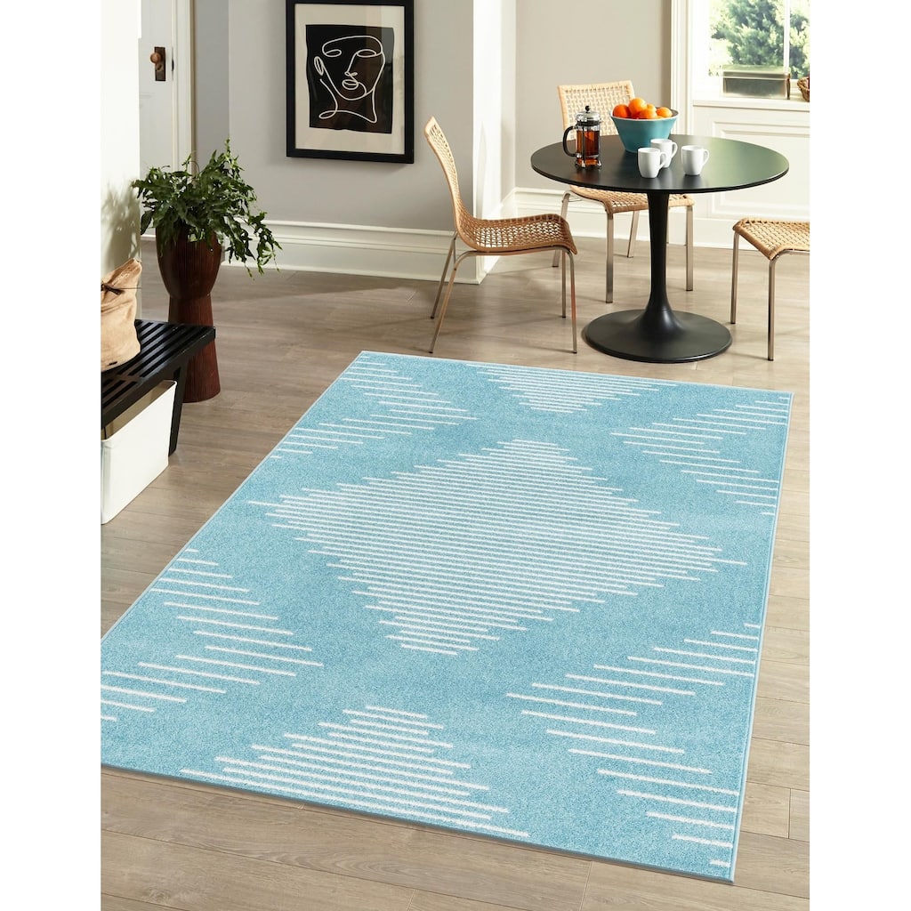 Contemporary Boathouse Collection Area Rug