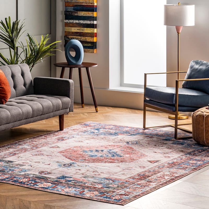 Nuloom Emi SplashGuard Machine Washable Area Rug