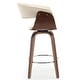 preview thumbnail 19 of 186, 26"/29" Faux Leather Swivel Bar Stools, Wood Counter Stool