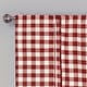 preview thumbnail 2 of 2, Achim Cotton Blend 63-inch Long Buffalo-check Window Tie-Up Shade