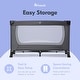 preview thumbnail 3 of 6, hauck Dream N Play Plus Travel Pack Cot, Babies & Toddlers up to 33 Pounds, Grey - 16.5