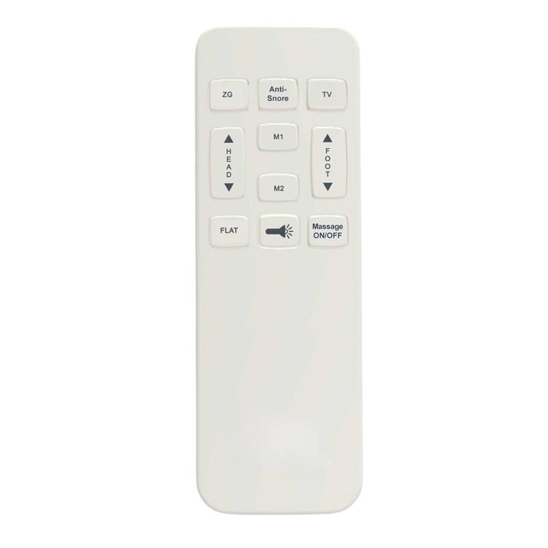 Twin XL Adjustable Bed Base with Massage & Position Adjustments