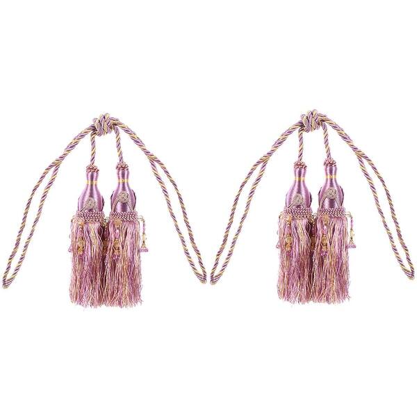 Shop Curtain Drapery Hanging Beads Tassel Tiebacks 2pcs Free