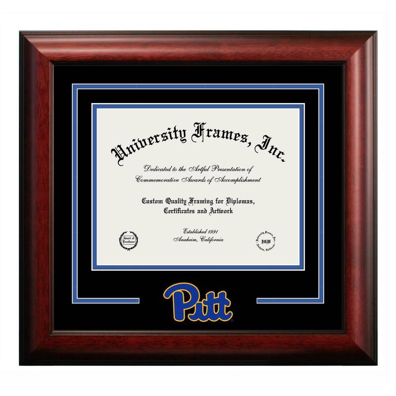 Pittsburgh Panthers 11w x 8.5h Spirit Diploma Frame