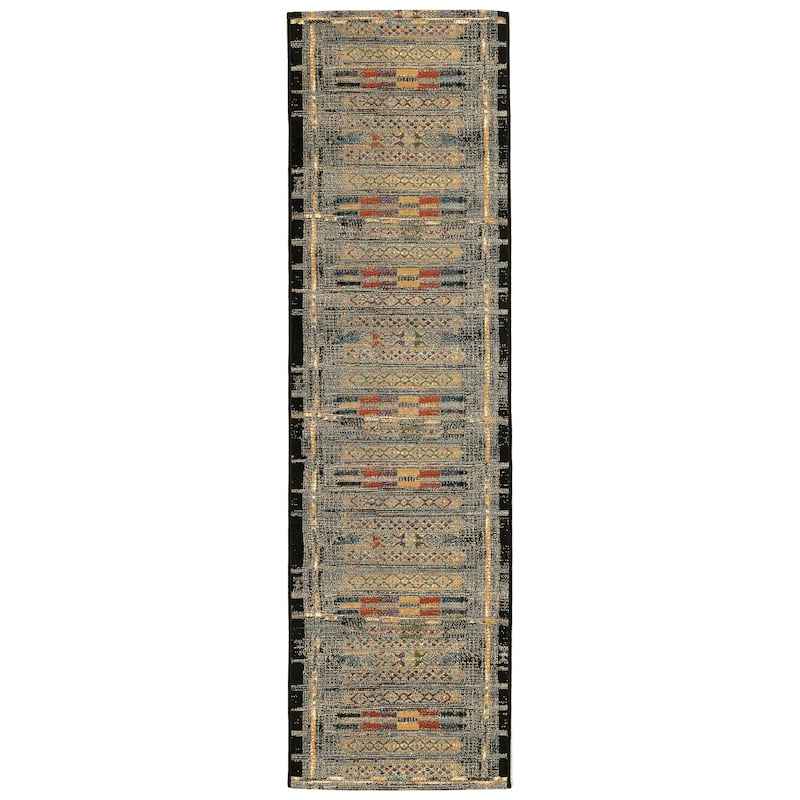 Liora Manne Marina Tribal Stripe Indoor/Outdoor Rug