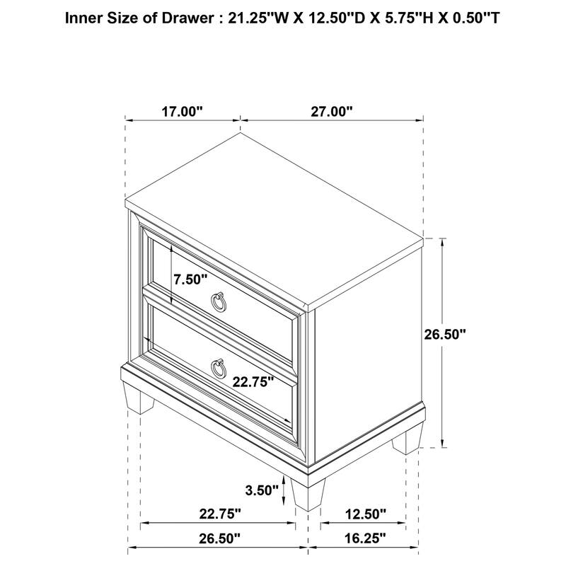 Pembroke Bedroom Set Washed Oak