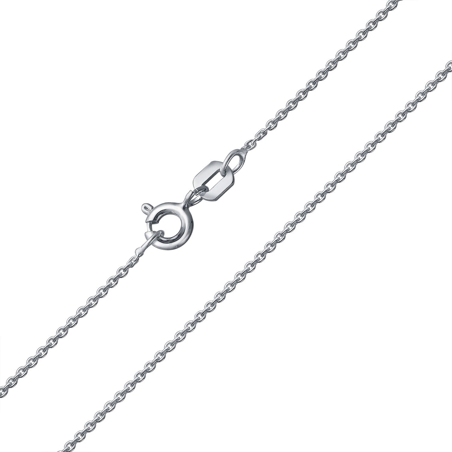 5 X 24" 1mm 925 Silver Round Link Trace Chain Ladies Women's Necklace