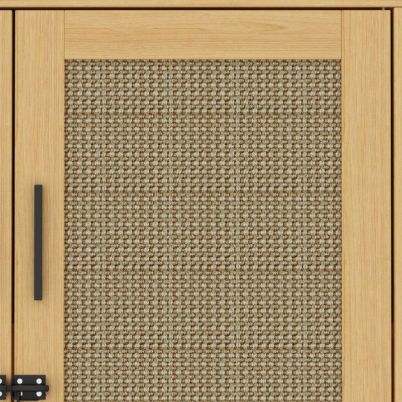 Cat Litter Box Enclosure Cat House Side Table Door Cabinet Bookcase