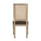 preview thumbnail 24 of 58, Regina Wood and Cane Upholstered Dining Chair (Set of 4) by Christopher Knight Home