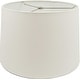 preview thumbnail 7 of 16, Mestar Hardback Drum Lampshade (Spider) 12x14x10 - White