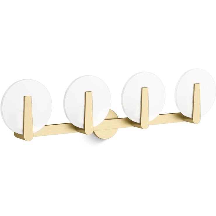 Kohler Lighting 38399-SC04 Hint 4 Light 11" Tall Wall Sconce - Brushed Moderne Brass