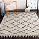 preview thumbnail 1 of 19, Livabliss Stevie Bohemian Patterned Shag Area Rug Beige - 9' 2" x 12'