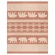 preview thumbnail 8 of 11, Gertmenian Solterra Modern Casual Lodge Weather Resistant Polypropylene Flatweave Indoor/ Outdoor Area Rug Collection Timberline Terra - 5'3"x7'