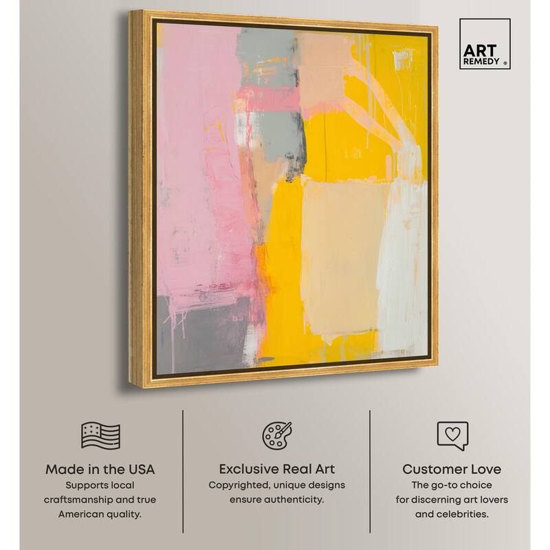 Tangerine Blush I Canvas by Art Remedy