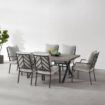 Otto 7Pc Outdoor Metal Dining Set