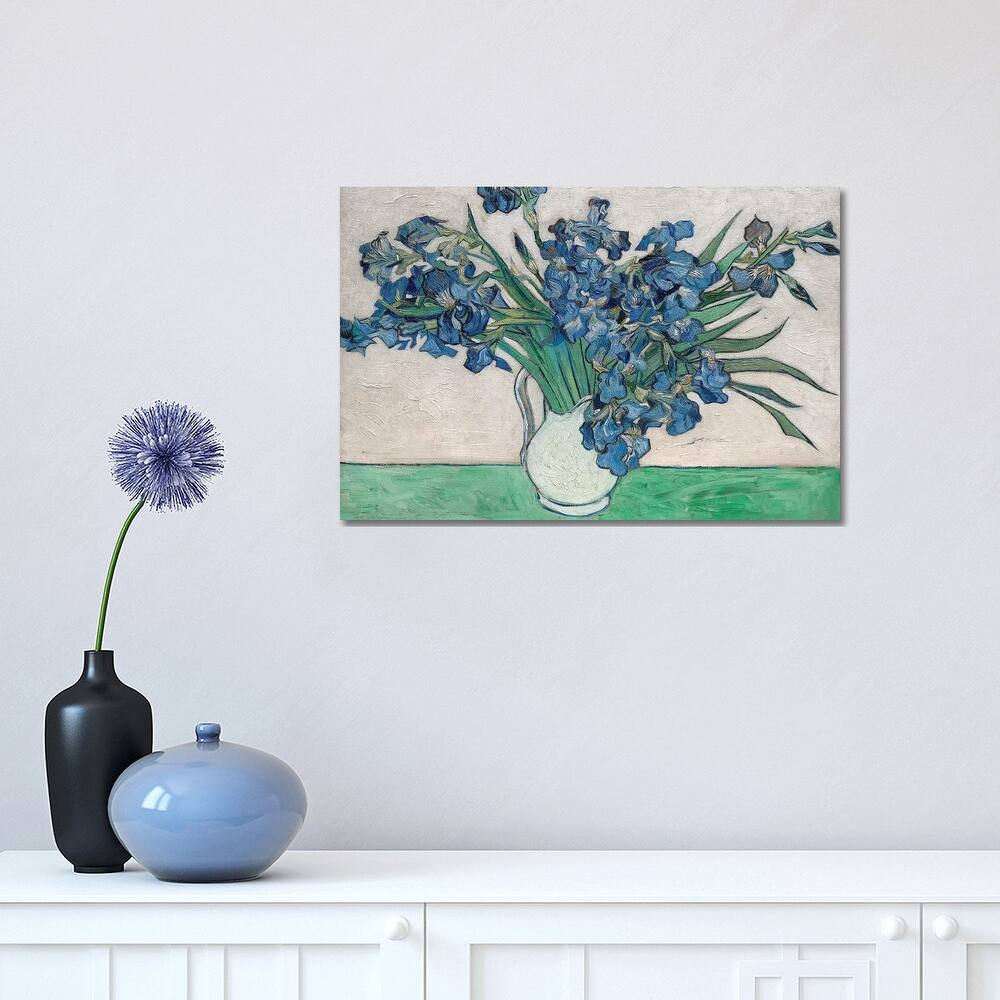 iCanvas "Irises, 1890" by Vincent van Gogh Canvas Print