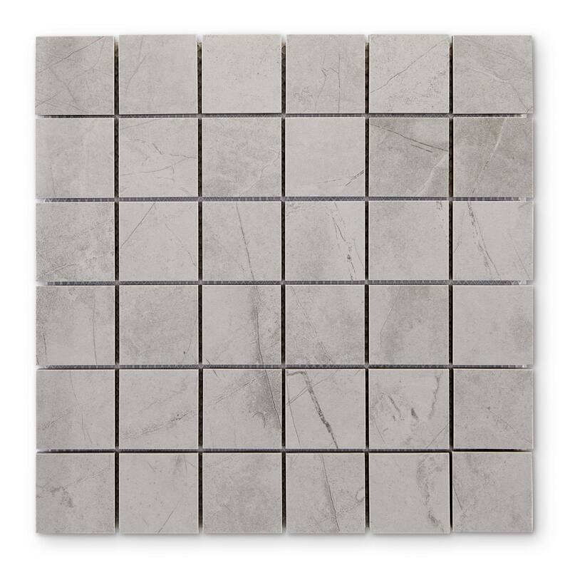 Cruz Bay Studio MKT61166 Pierre - 12" x 24" Square Floor and Wall Tile - Light Grey Matte