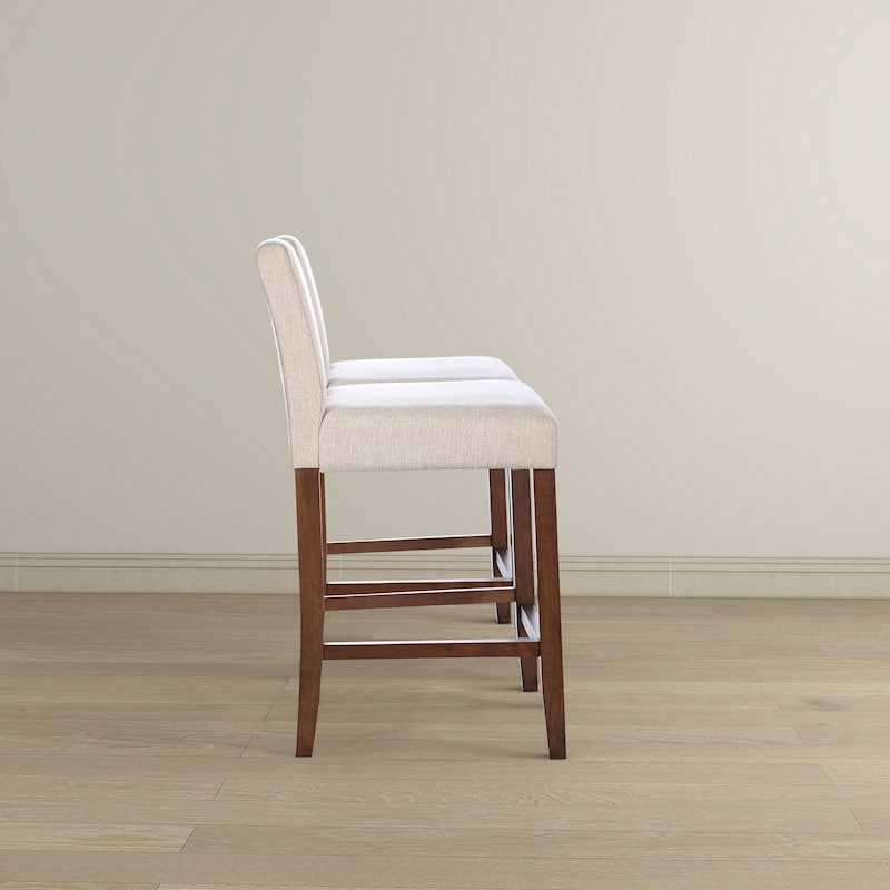 Dorian Beige Fabric Counter Chair