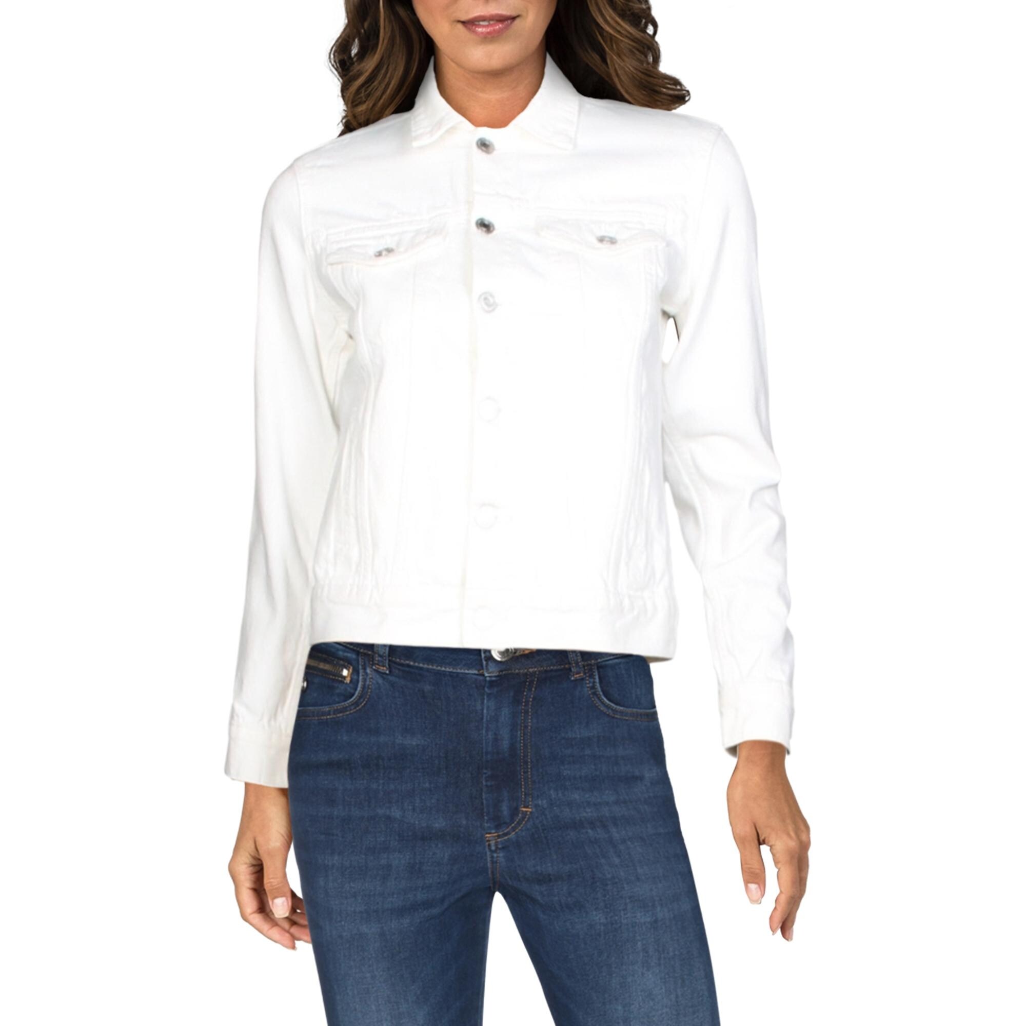 Lucky brand white jean jacket Clearance