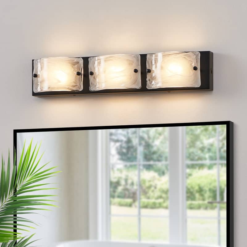 KAWOTI Contemporary LED Bathroom Vanity Light 3 Color Temperatures - W22" x E3" x H4.25"