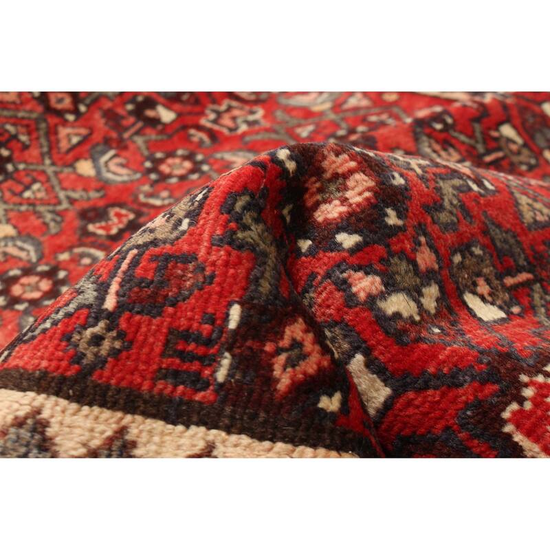 ECARPETGALLERY Hand-knotted Andelz Red Wool Rug - 3'1 x 9'4