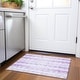preview thumbnail 42 of 47, Premium Washable Super Soft Watercolor Ombre Stripes Mayfield Rug Purple - 1'8" x 2'6"