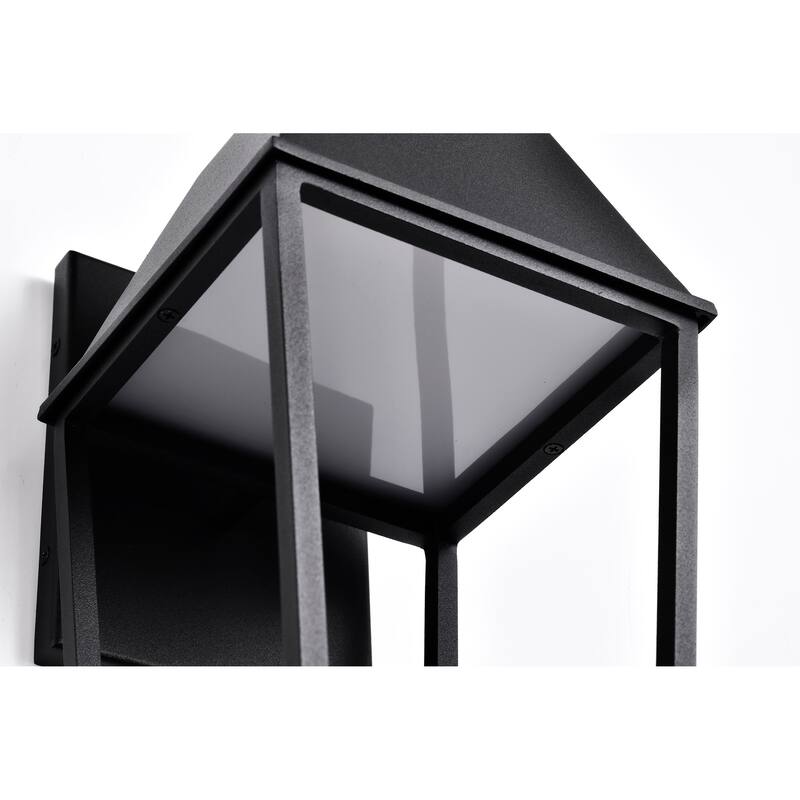 Colt 10 Watt LED Medium Outdoor Lantern Matte Black Finish - Matte Black