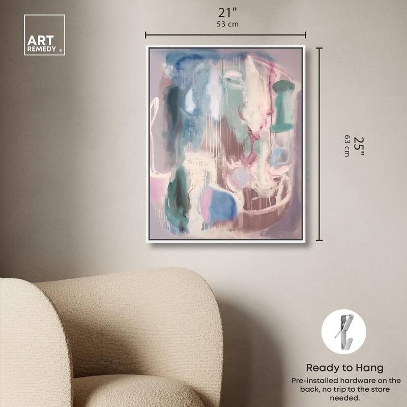 Silk and Satin I Canvas by Art Remedy