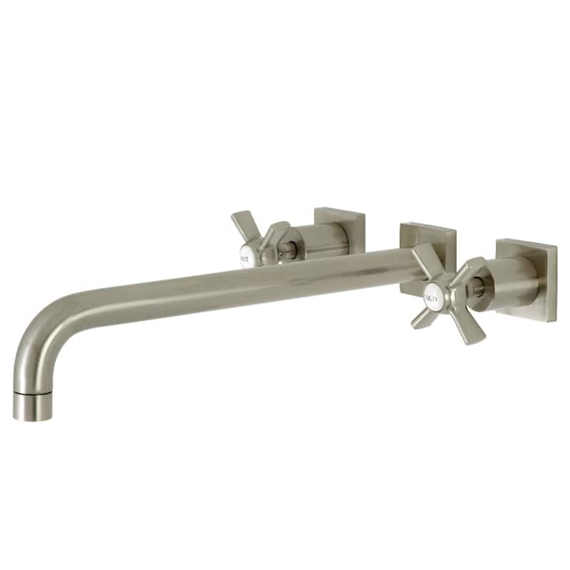 Kingston Brass Millennium Wall Mounted Roman Tub Filler - Brushed Nickel