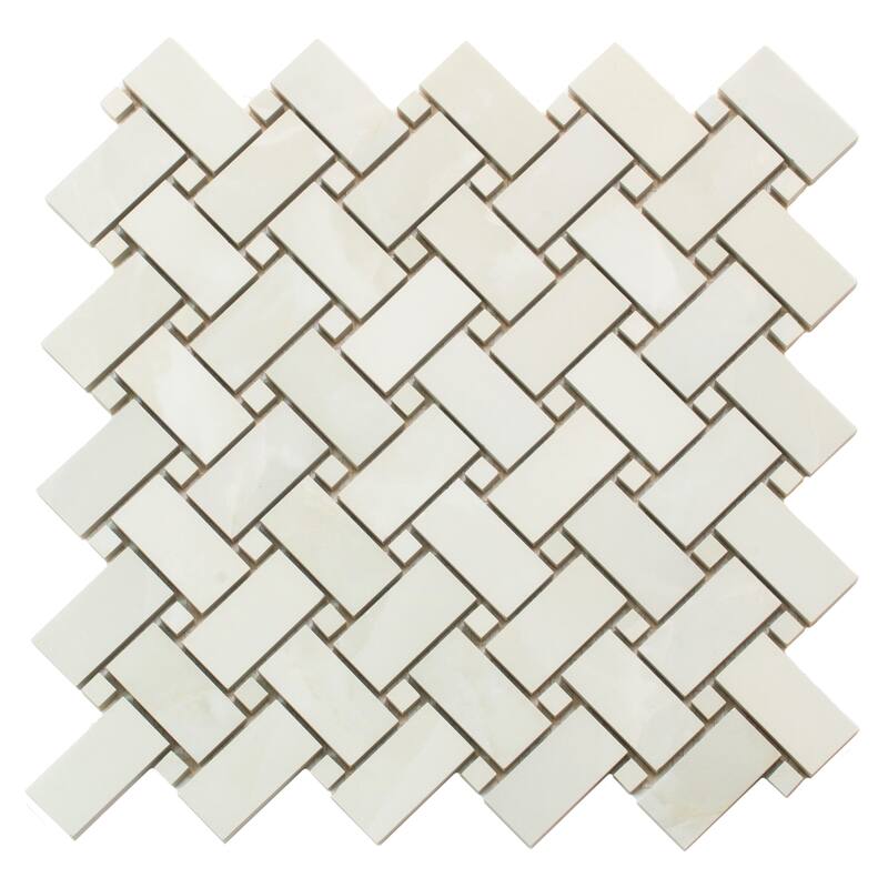 Apollo tile 12" x 12" Splendor Matte Alabaster White Porcelain Tile (4.84 sq ft/case) - 5 Pack