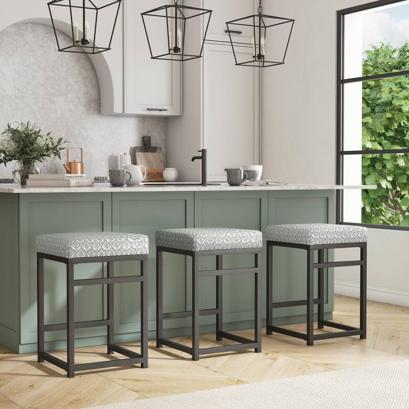 HomePop Backless Metal 24" Counter Stool - 24 inches