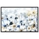 preview thumbnail 2 of 23, Oliver Gal 'Fields of Blue' Floral and Botanical Wall Art Framed Canvas Print Flowers - Blue, White