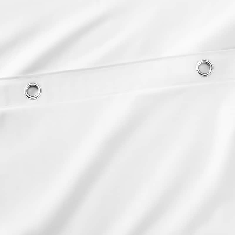 Whitmor Shower Curtain with Copper Plated Grommets, 72" x 72"