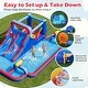 preview thumbnail 8 of 9, Costway Inflatable Water Slide Park Kids Bounce House Splash Pool with - See Details