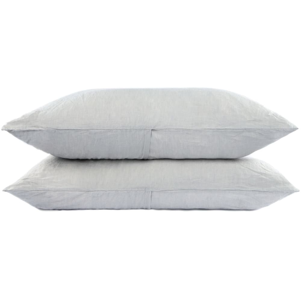 100% French Linen Pillowcase Set by BOKSER HOME