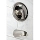 preview thumbnail 11 of 10, Kingston Brass Tub Only Trim Package with Single Lever Handle and Tub