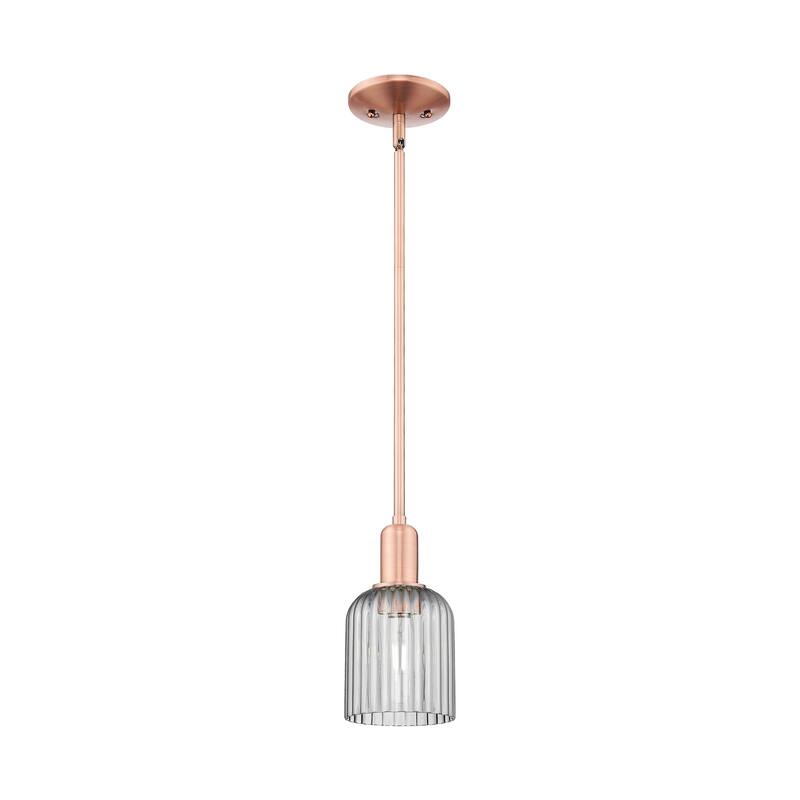 Innovations Lighting Downtown Urban - Bridal Veil - 1 Light 5" Stem Hung Mini Pendant