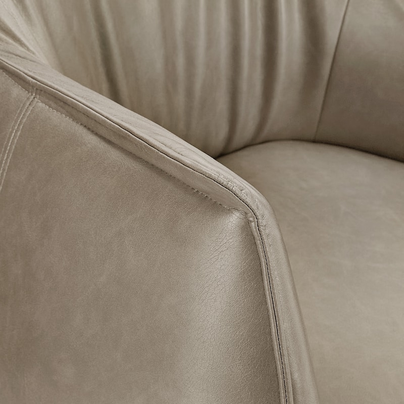 Brno Leather Gel Accent Chair by iNSPIRE Q Modern