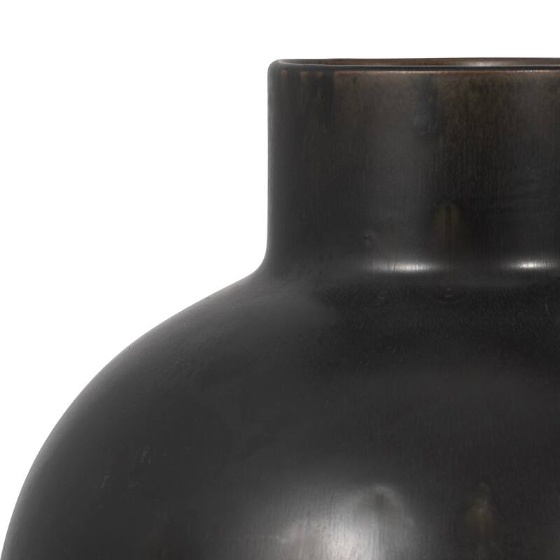 Sagebrook Home Neutral Round Modern Ceramic Bubble Vase
