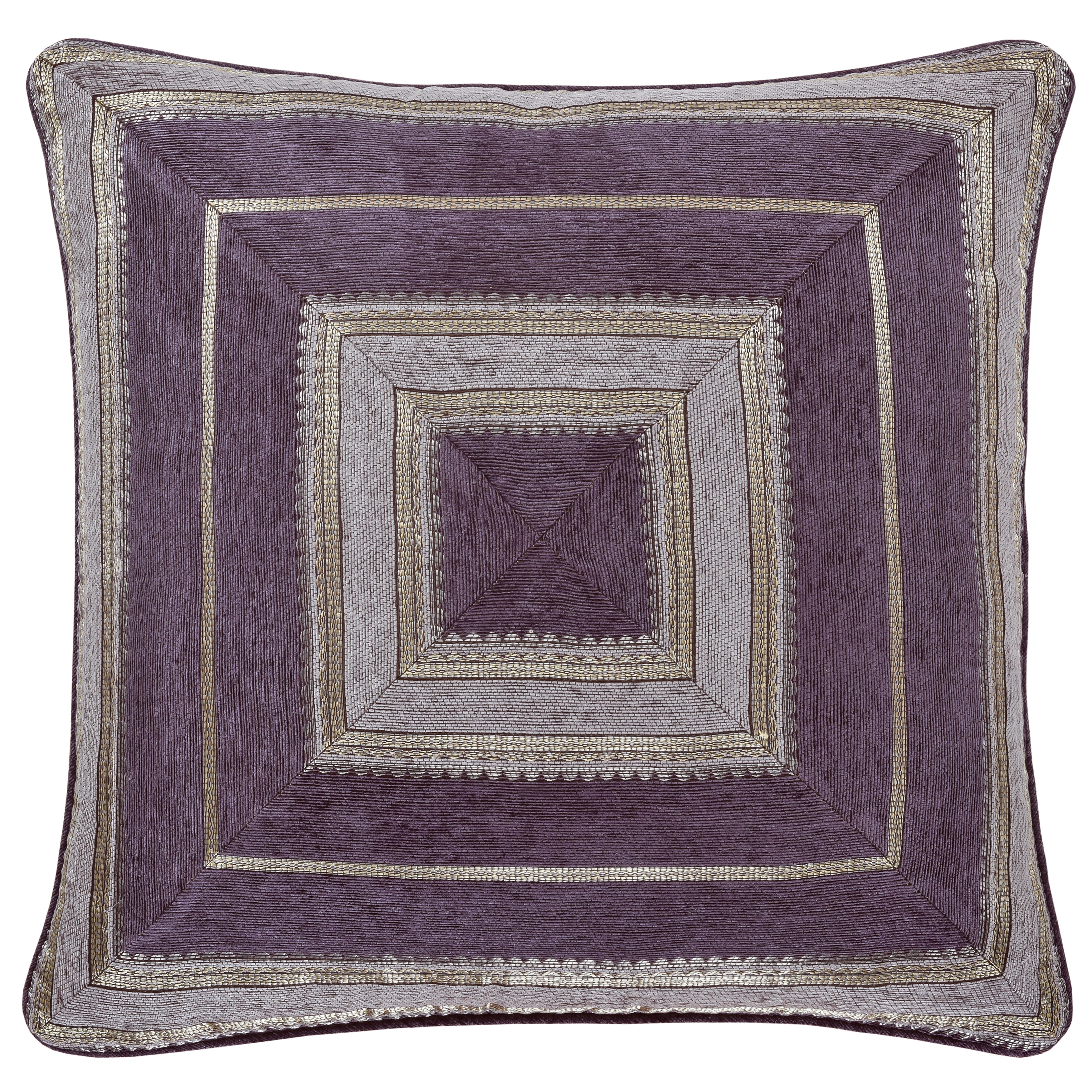 Purple euro pillow shams clearance
