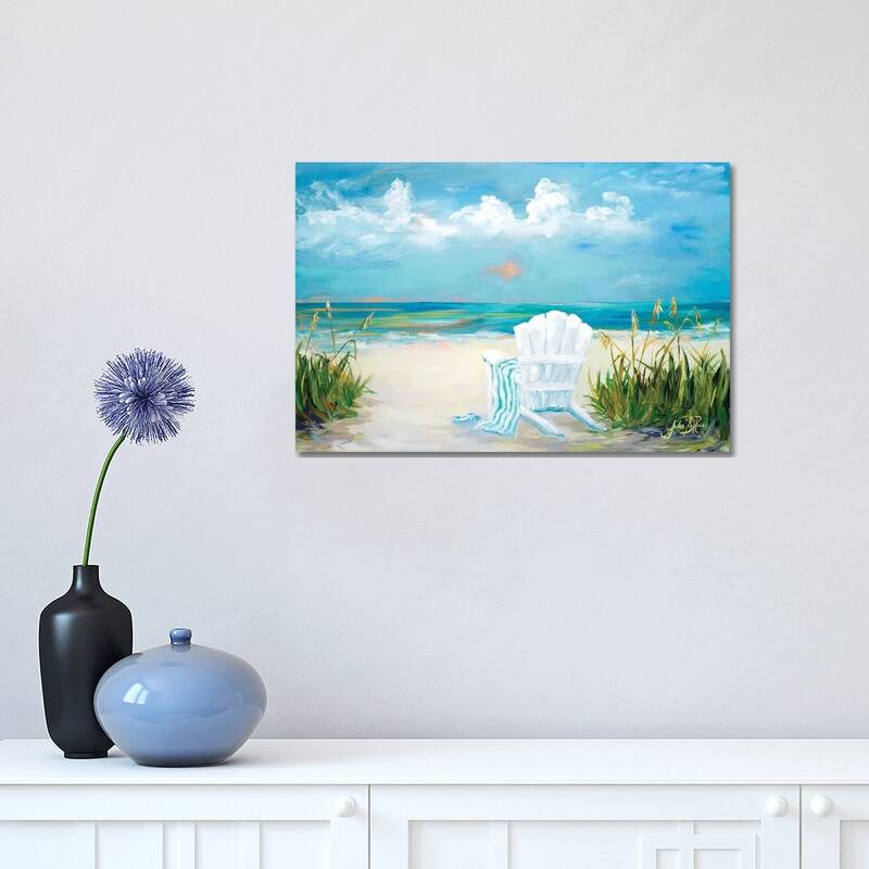 iCanvas "Beach Scene II" by Julie Derice Canvas Print - 12x18x1.5