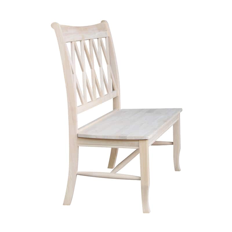 Double X-back Bench