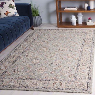 SAFAVIEH Hand-Tufted Metro Zhelezna French Country Wool Rug