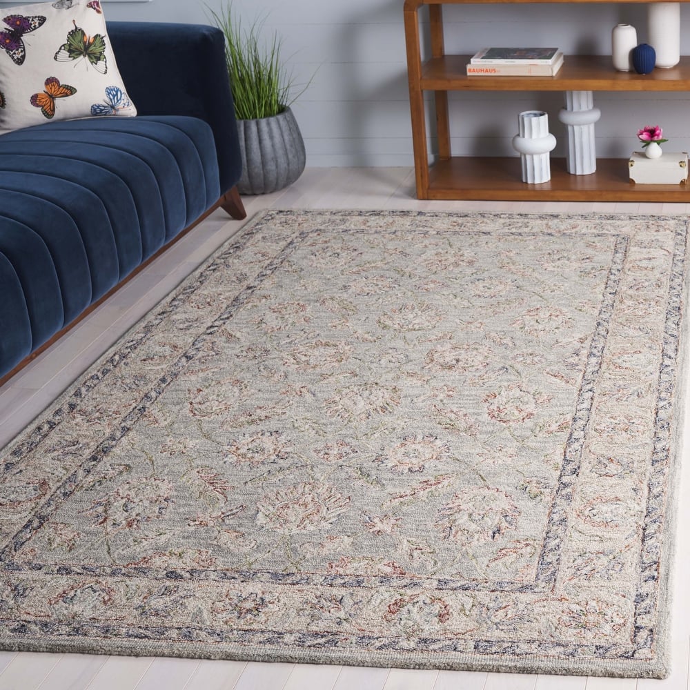 SAFAVIEH Handmade Metro Annarosa French Country Wool Rug
