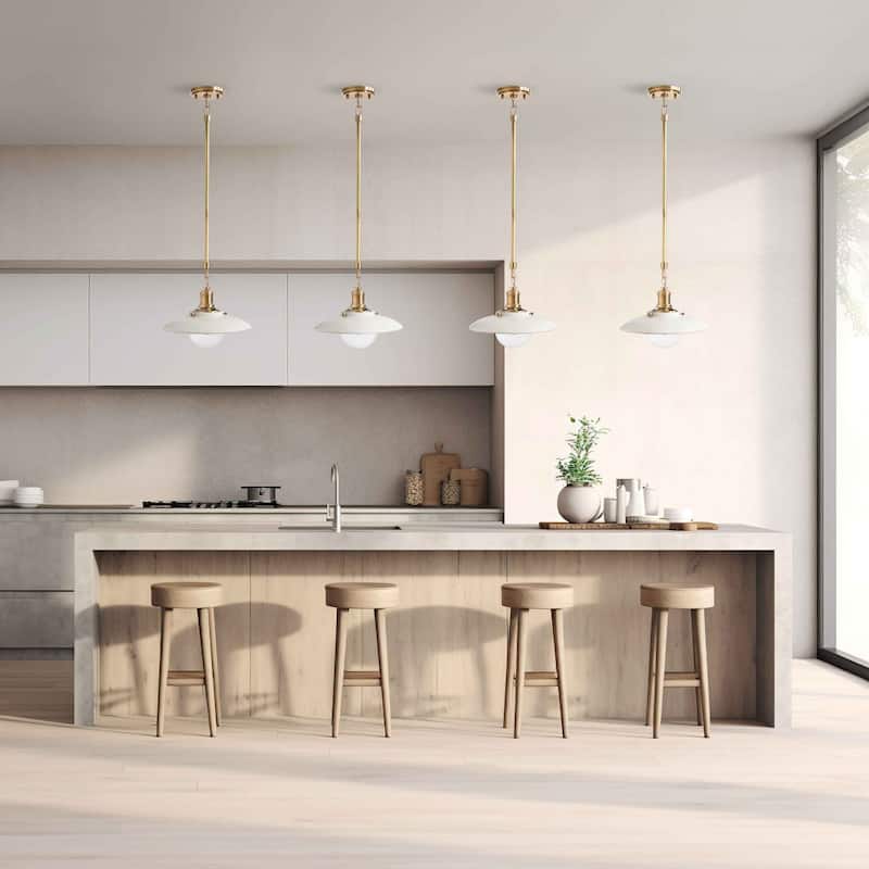 Globe Lanesra Pendant Light - White - 10"