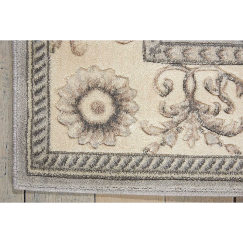 Nourison Somerset Traditional Bordered Floral Area Rug
