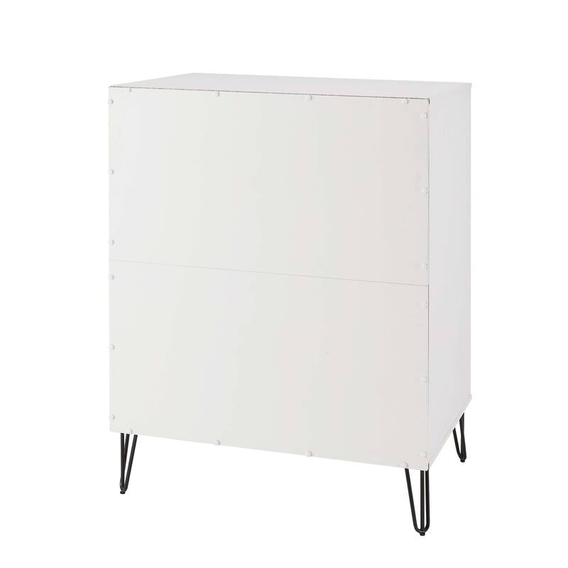 Manhattan Comfort Dumbo Modern 5-Drawer Tall Dresser.